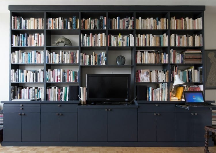 Muebles para Bibliotecas de casas modernas